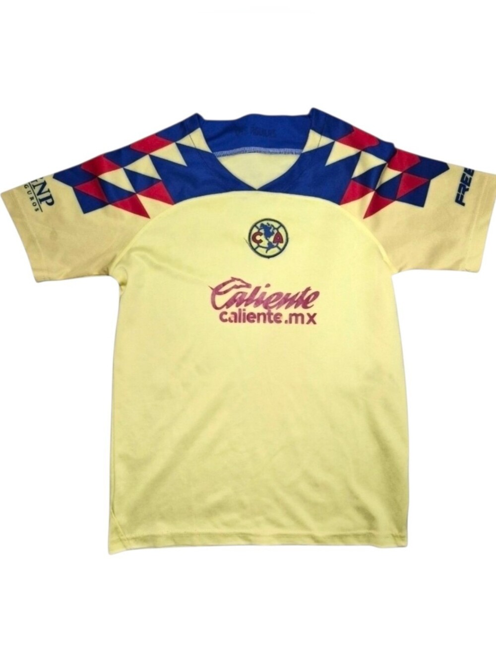 Club America Yellow Youth Soccer Jersey Size 9/10 Kids Futbol Shirt